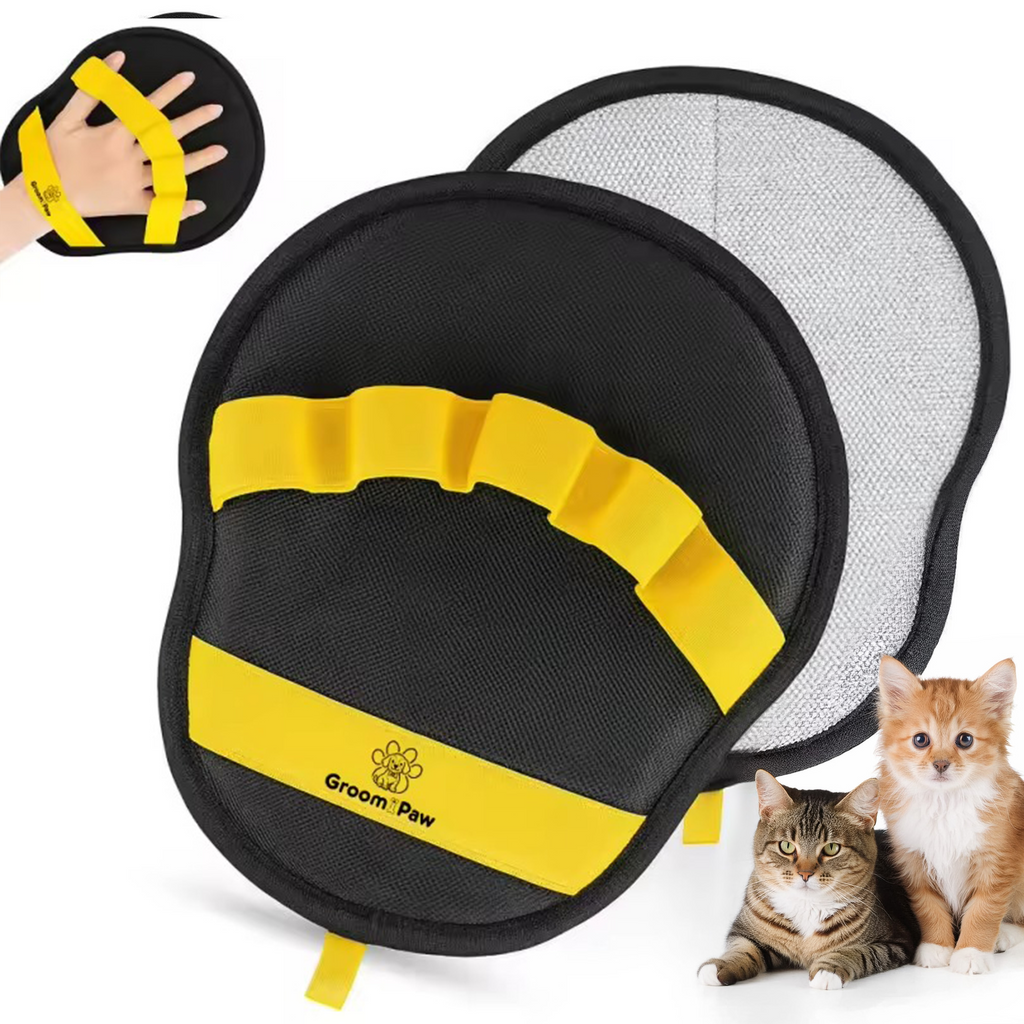 GroomiPaw Pet Hair Removal Glove for Cats & Dogs